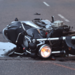 motorcycle driver accident no helmet