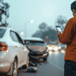 two car crash collision
